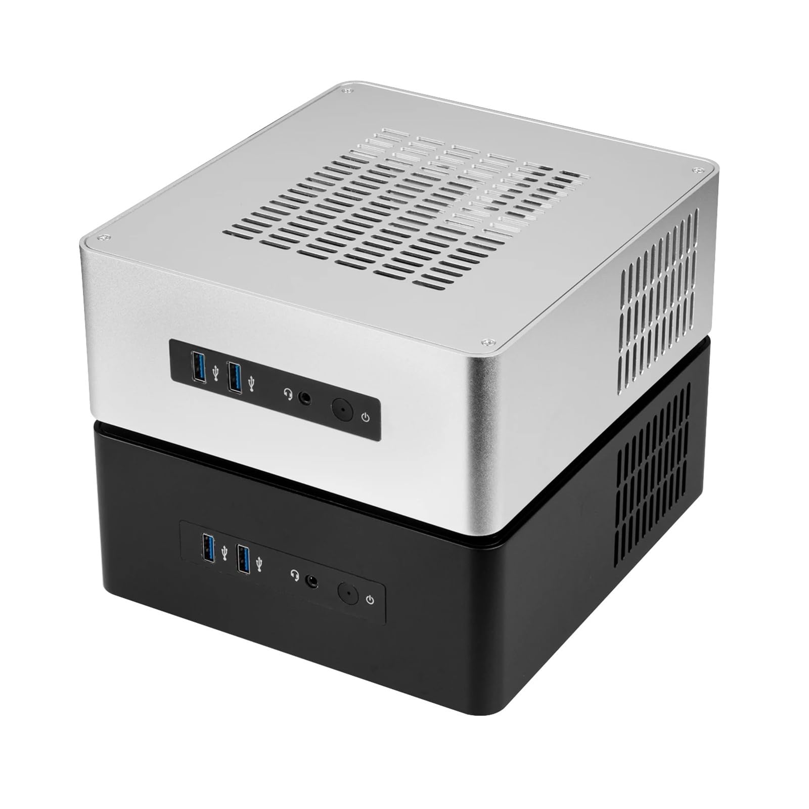 TA80 aluminiowa obudowa mała obudowa komputera stacjonarnego PSU HTPC Mini-ITX PC z 8-pinowym zasilaczem