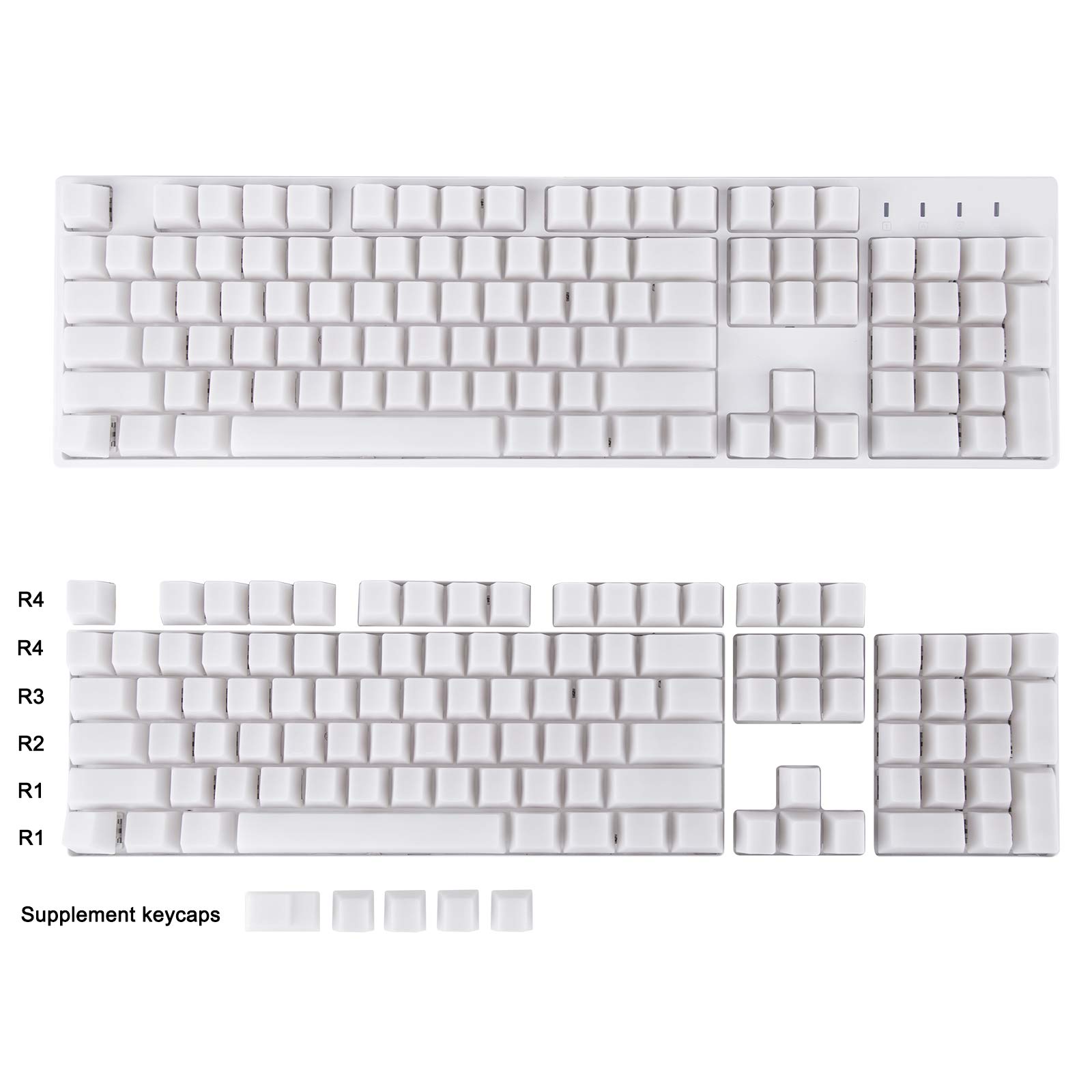 Amazon.com: Petforu POM Jelly Keycaps Doubleshot Translucent OEM 