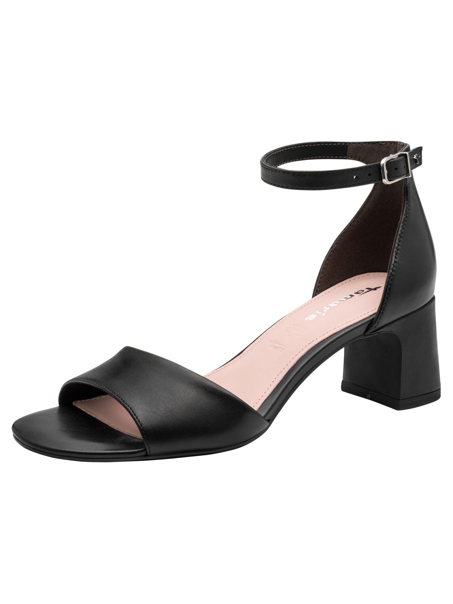 Tamaris Women’s sandal with stiletto heel black 3.5 UK
