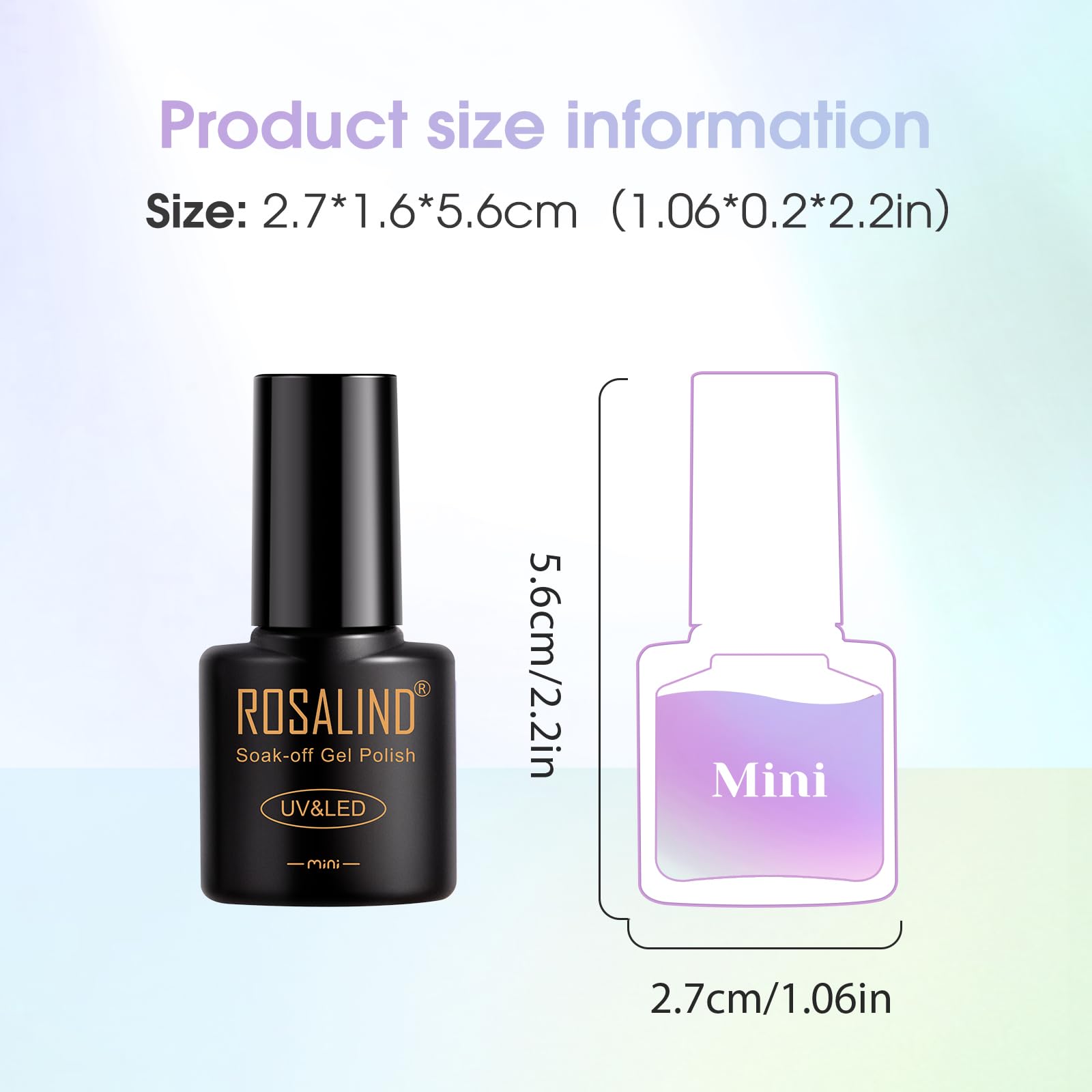 ROSALIND Kit Semipermanente Unghie, 20+4 Pezzi Kit Unghie Gel Completo con 48W UV LED Lampada Fresa per Unghie, Kit Smalto Semipermanente Completo Bianco Nero Viola Rosso Blu Verde Colori Regalo