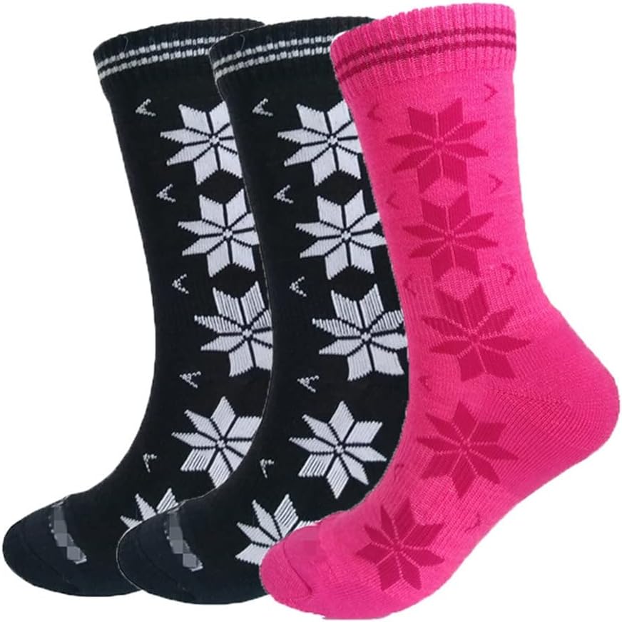 HBJWOV Wool Socks Women Hiking Socks Warm Wool Socks Hiking Man Women Sports Thermal Socks Women Euro Size 39-41(D)
