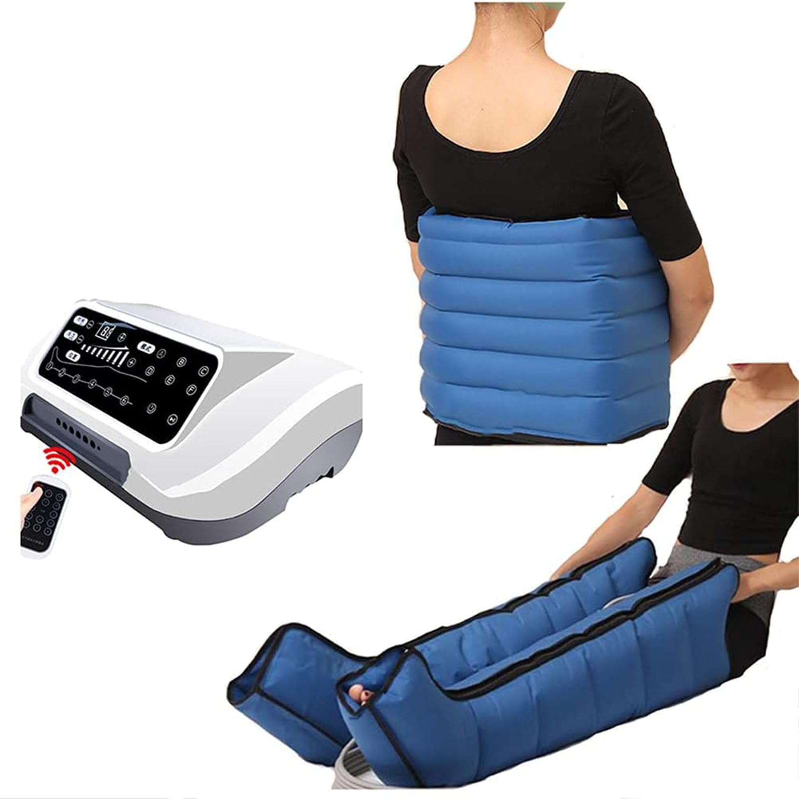 Massaggiatore Elettrico Compressione Dell'aria, Rilassare Il Vita Braccia Gambe Caviglie Massaggiatore Per Pressione D'Aria & Durata Facilmente Regolabili, Rilassa Il Sollievo Dal Dolore