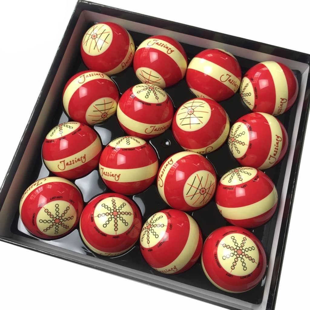 57.2mm Professiol Pool Training Balls 16pcs Red Color Billiard Standard White Balls Billiard Accessories