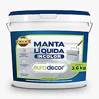Impermeabilizante Manta Líquida Incolor 3,6kg - Vedação de Telhados, Calhas e Fissuras - Proteção Invisível