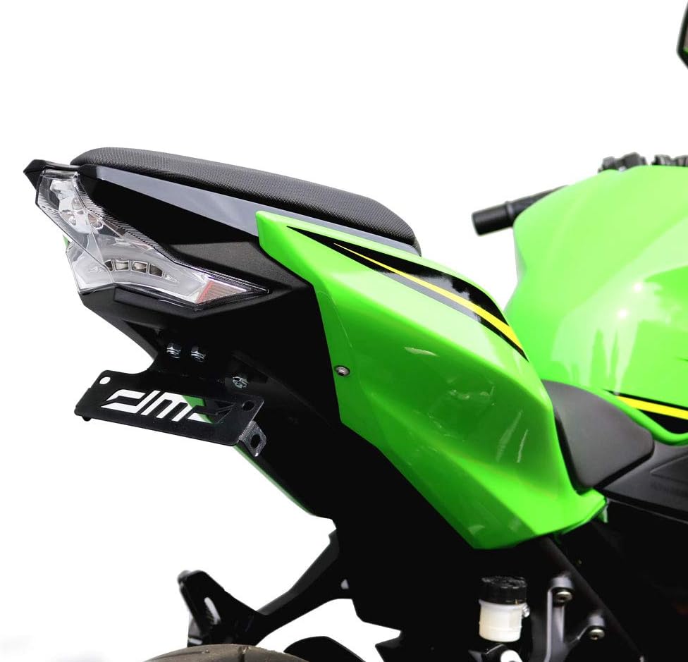DMP USA MADE Kaw Ninja 400 Z400 KRT 2018 2019 2020 2021 2022 2023 2024 Ninja 500 Z500 2024 2025 2026 Fender Eliminator 670-4150 Not For Use With Stock OEM Turn Signals and Plate Light