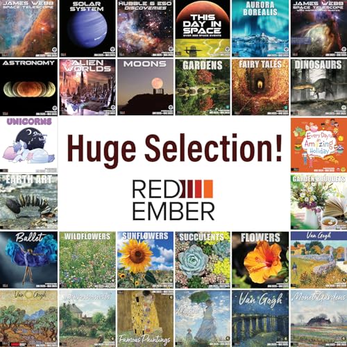 RED EMBER Gardens 2025 Wall Calendar 12 Month | 12\" x 24\" Open | Thick & Sturdy Paper | Giftable | Calendar 2025 - Thumbnail 6