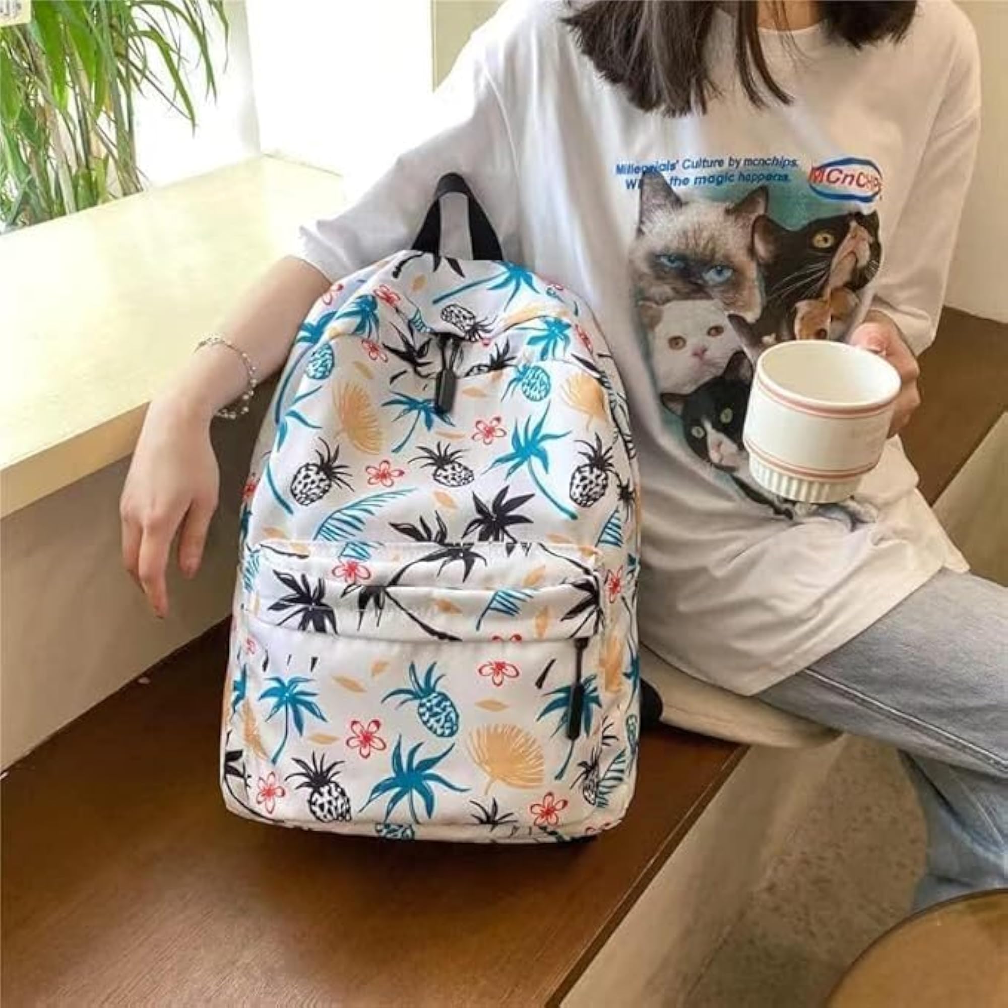 Medium Kids Waterproof Backpack, Stylish College & School Bag