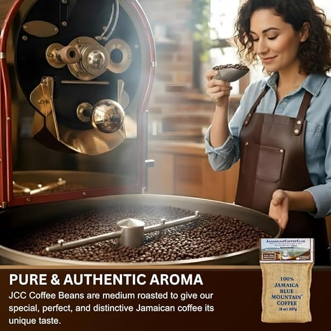 JamaicanCoffeeClub Café en Grano Blue Mountain 8 oz miniatura 6
