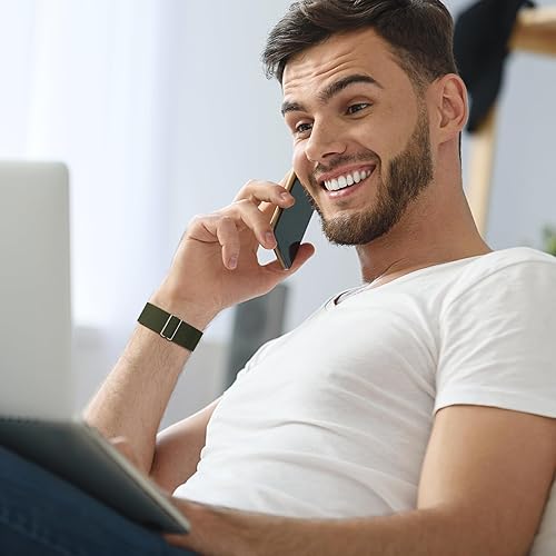 Miniatura 2 de Correa elástica de nailon para Apple Watch UltraSeries 87654321  SE (generación 12), correa deportiva elástica ajustable para iWatch para mujeres y