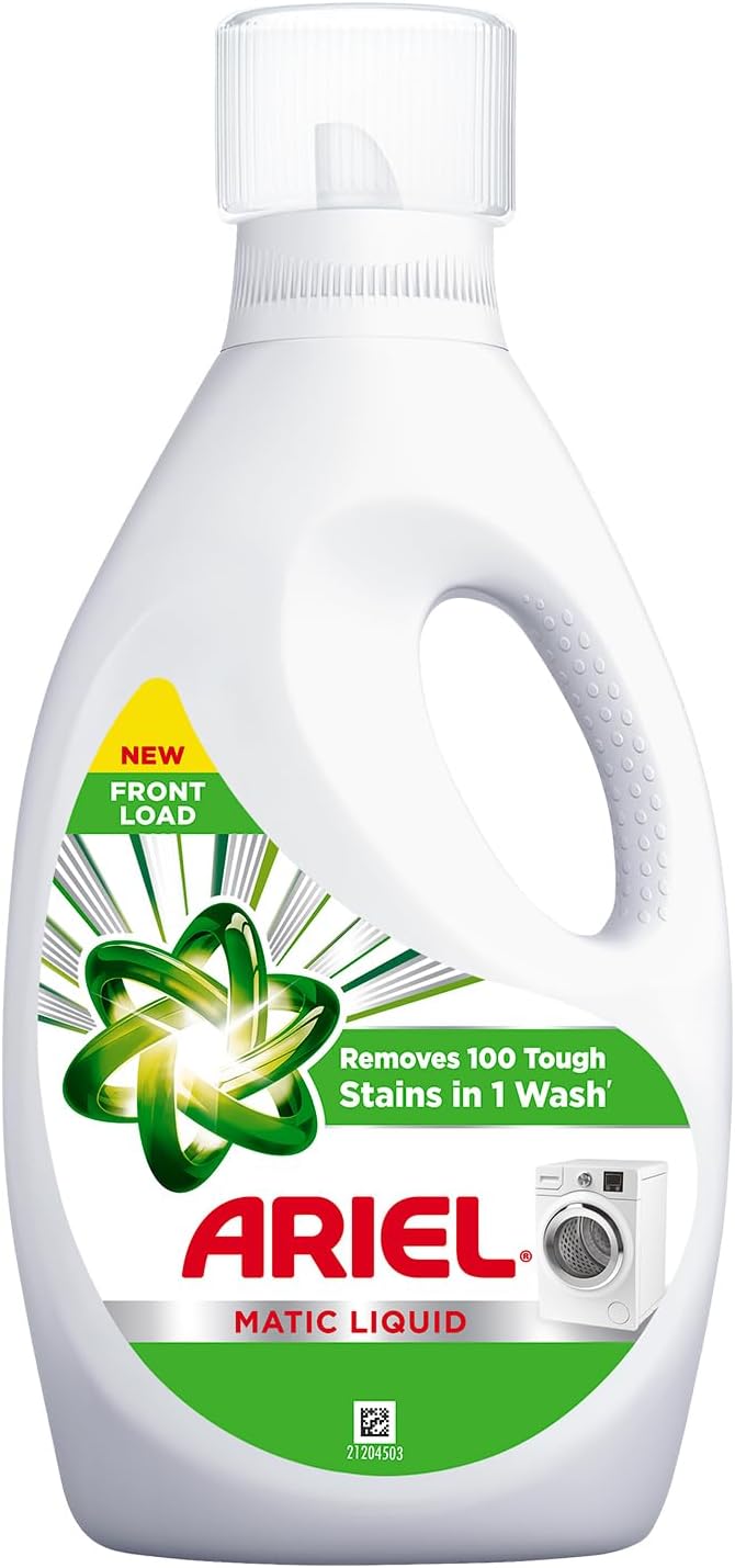 Ariel Liquid Detergent Front Load - 500ml | Removes 7 day dried-in Stains in 1 wash inside Washing Machine | Now at Price of Powders | Amazing Fragrance | Protects Colours | Dissolves Faster