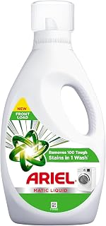 Ariel Liquid Detergent Front Load - 500ml | Removes 7 day dried-in Stains in 1 wash inside Washing Machine | Now at Price of Powders | Amazing Fragrance | Protects Colours | Dissolves Faster
