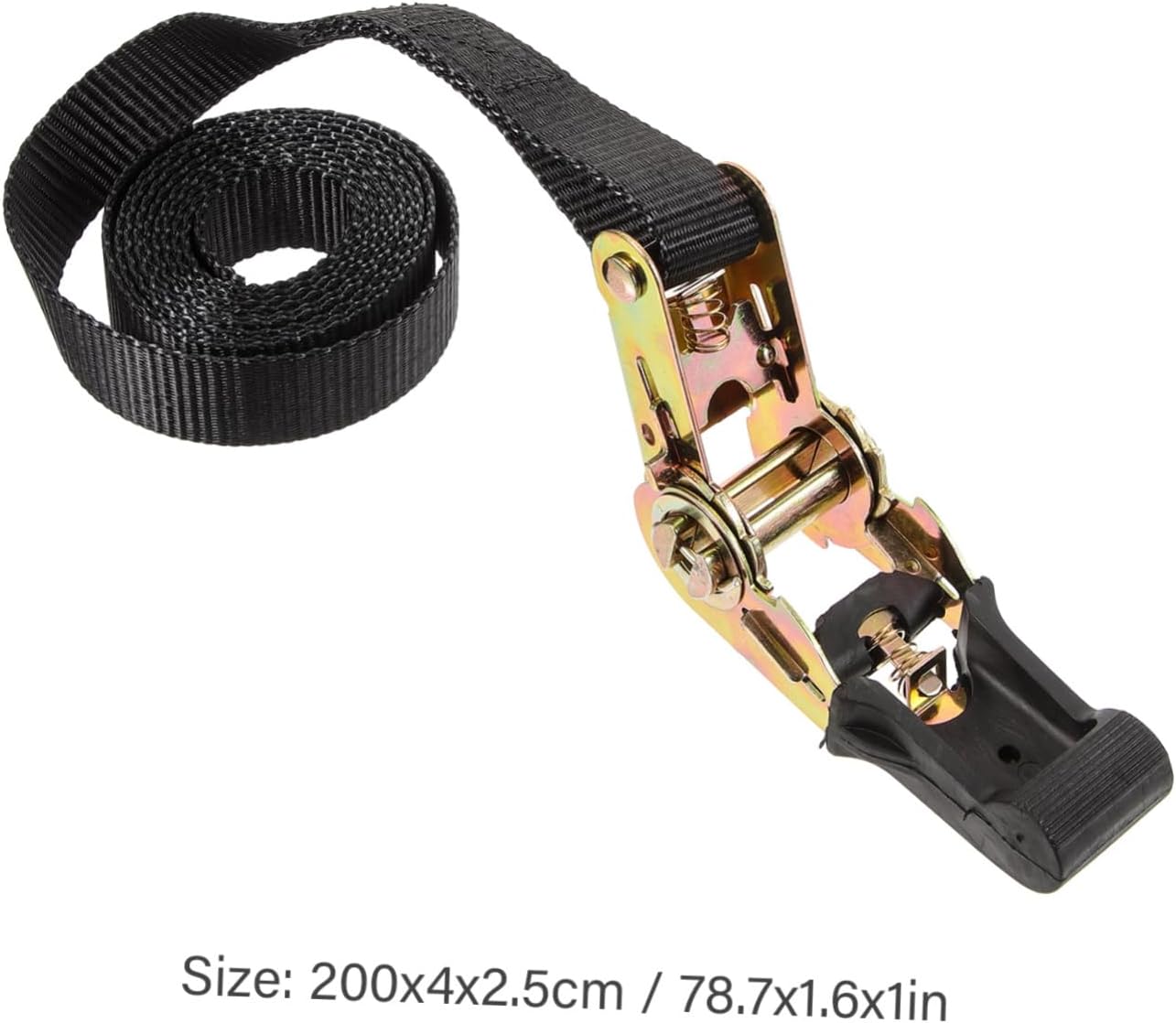 Gatuida 4pcs Ratchet Straps for Cargo Endless Retractable Tie Down Straps Heavy Duty Car Trailer Lashing