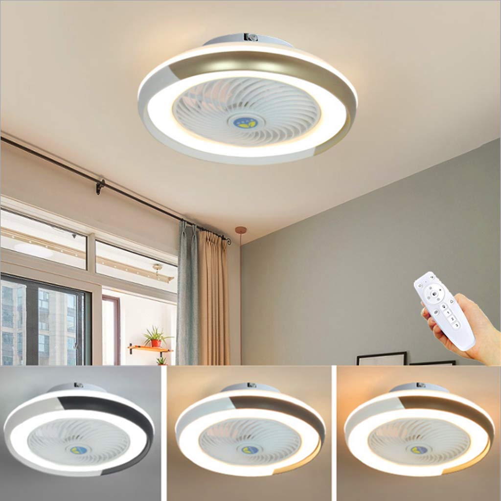 Ventilateur de plafond silencieux avec lampe variable pour rafraîchir sans bruit