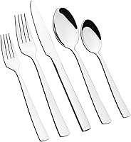 Vista 1 de Kekow Juego de cubiertos de acero inoxidable de 80 piezas, juego de cubiertos para 16