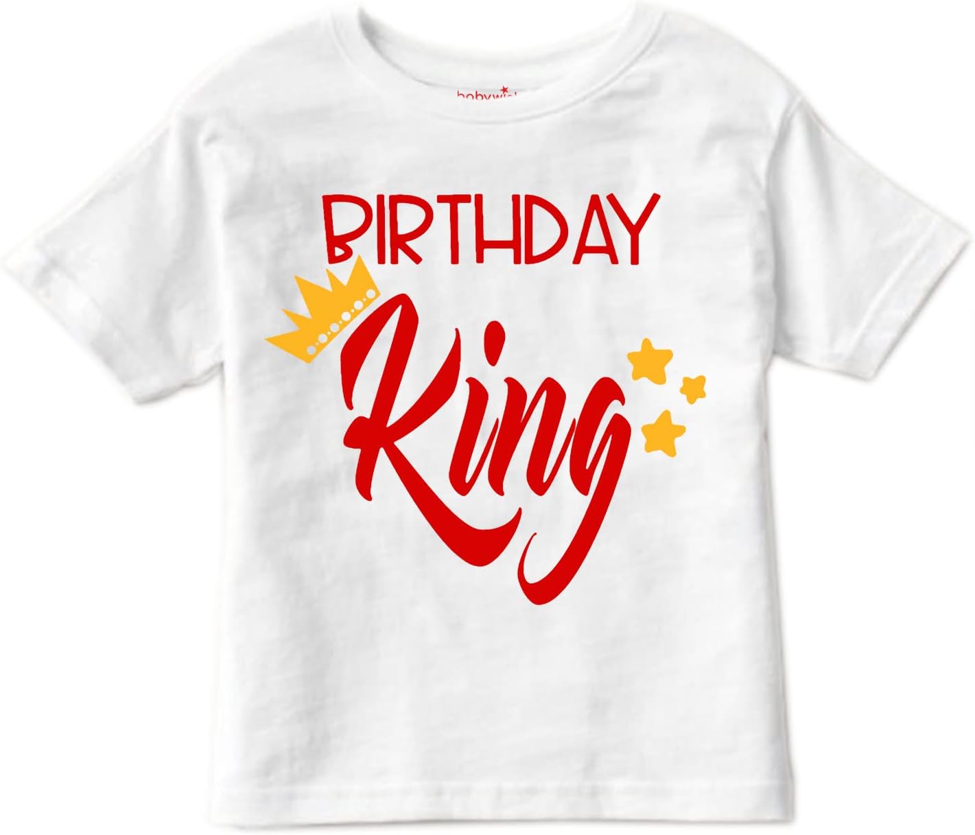 baby wishBirthday T-Shirt for Boy’s and Girl’s T-Shirt Toddler Boys Birthday T-Shirts Short Sleeve Top Kids Clothes Baby Boy T-Shirts Happy Birthday King of Universe