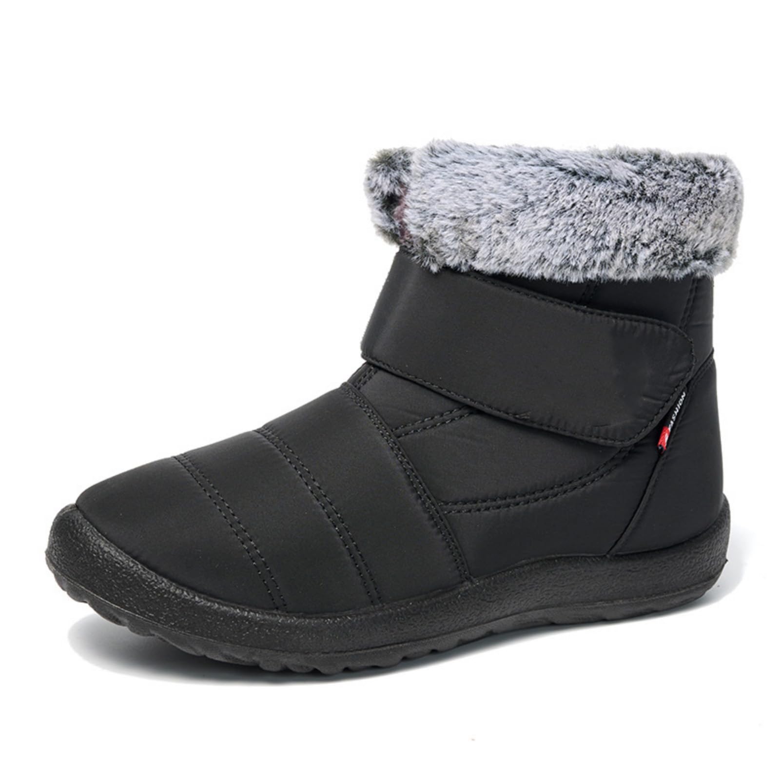 Snow Boots for Women Ankle Boots with Warm Fur Lined Anti Slip Comfortable Winter Shoes Outdoor Traveling Camping
