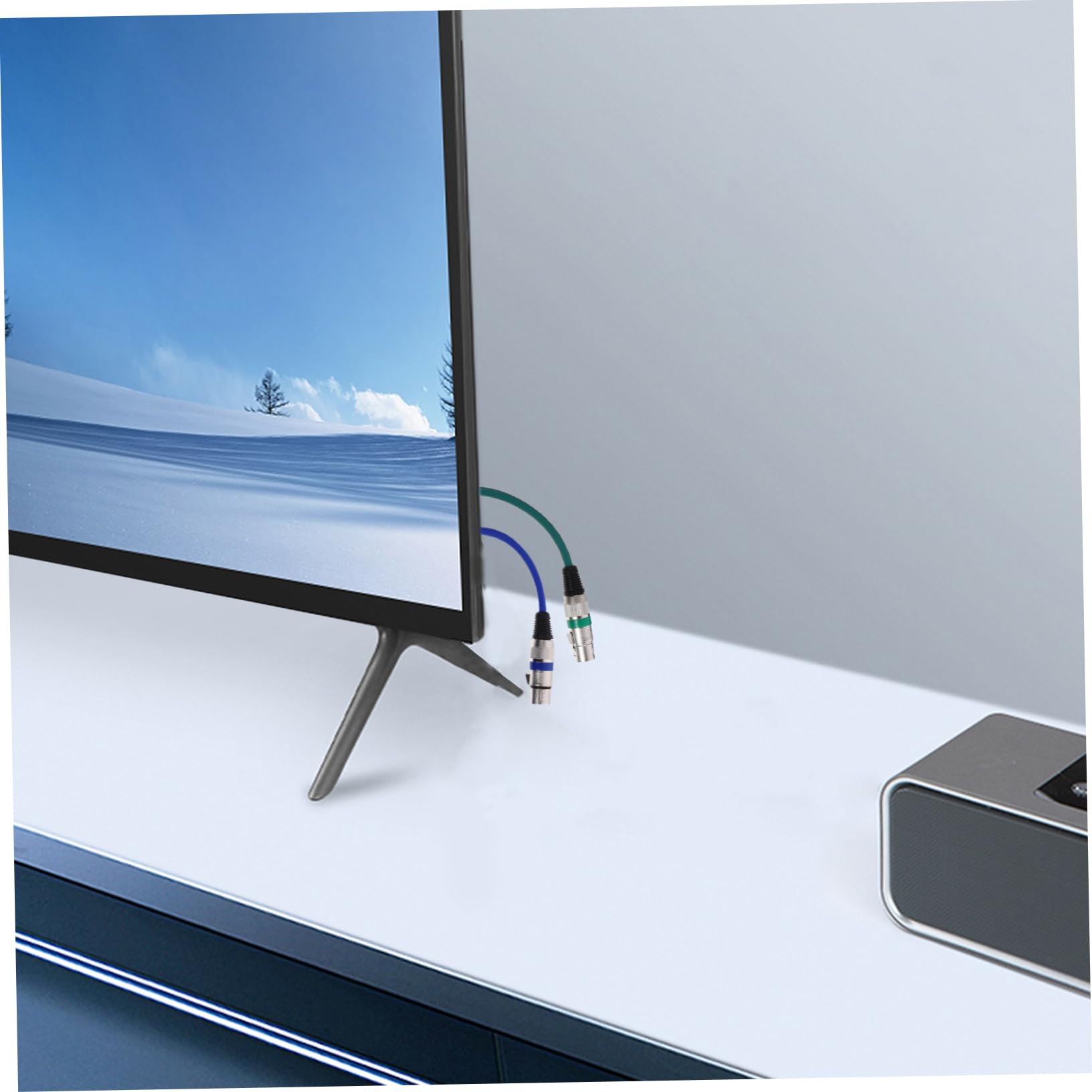 YARNOW Cable Microfónico Xlr Conector Macho De Núcleos Conectividad Segura Equipos De Audio 3 Piezas X 4