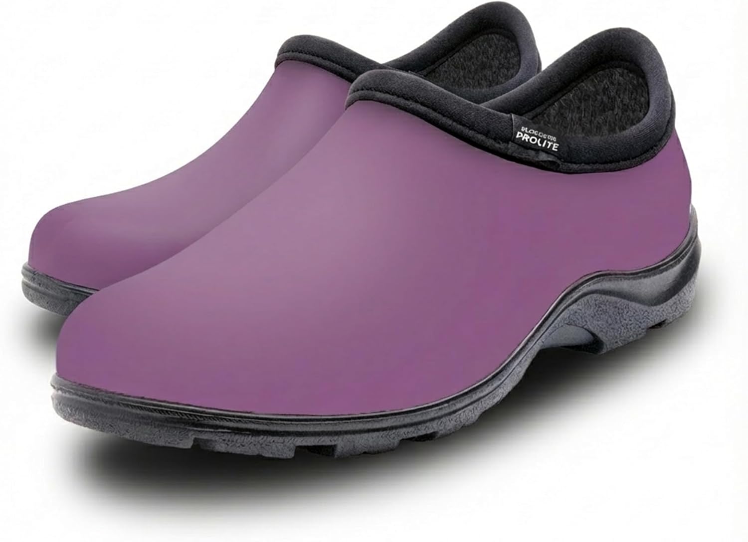 Sloggers ProLite Women’s Garden & Work Slip-On Shoes – 25% Lighter Waterproof Comfort Clogs with All-Day Insoles, UV Protection, Arch Support & Deep-Lug Traction – Made in USA with US & Imported Parts - Lavender 10 Lavender image 3 of 5 B0FQMXC76C