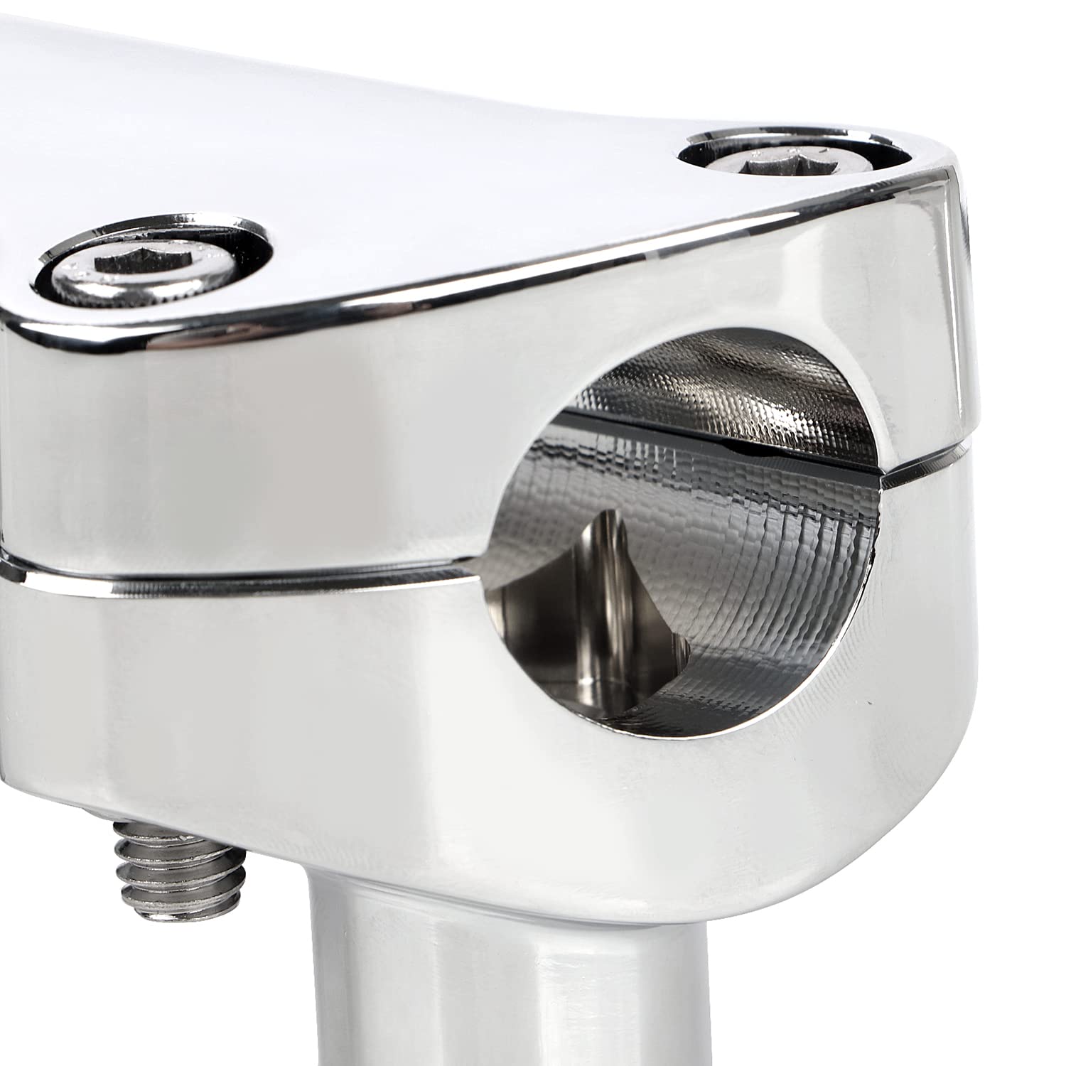 Amazon.com: YDLMT Chrome 1.5 Inch Handlebar Risers w/Anti-Slip Top