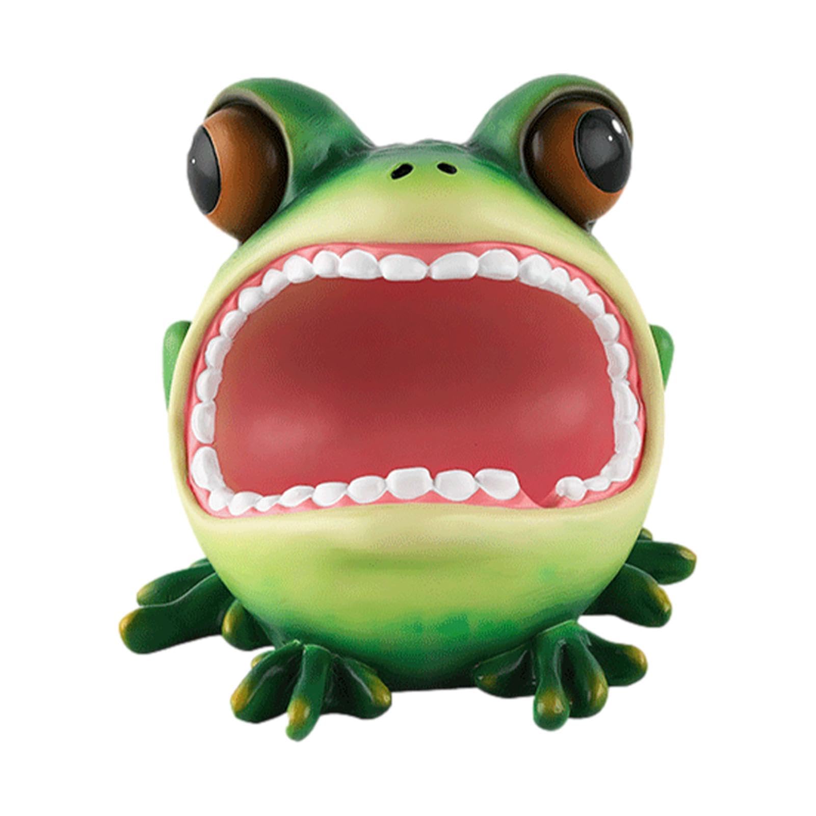 Amazon.co.jp: かわいい灰皿 動物 | ホーム灰皿 動物像 - 樹脂カエルの
