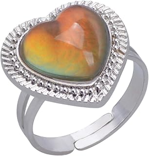 Jude Jewelers Adjustable Color Changing Mood Ring Inspirational Mystique Marble