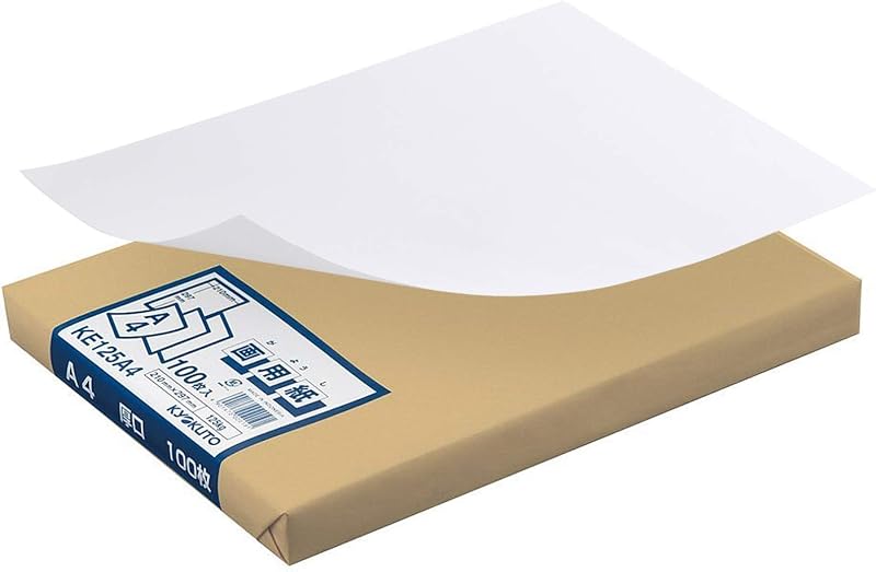 キョクトウ 画用紙 厚口 A4 100枚 KE125A4