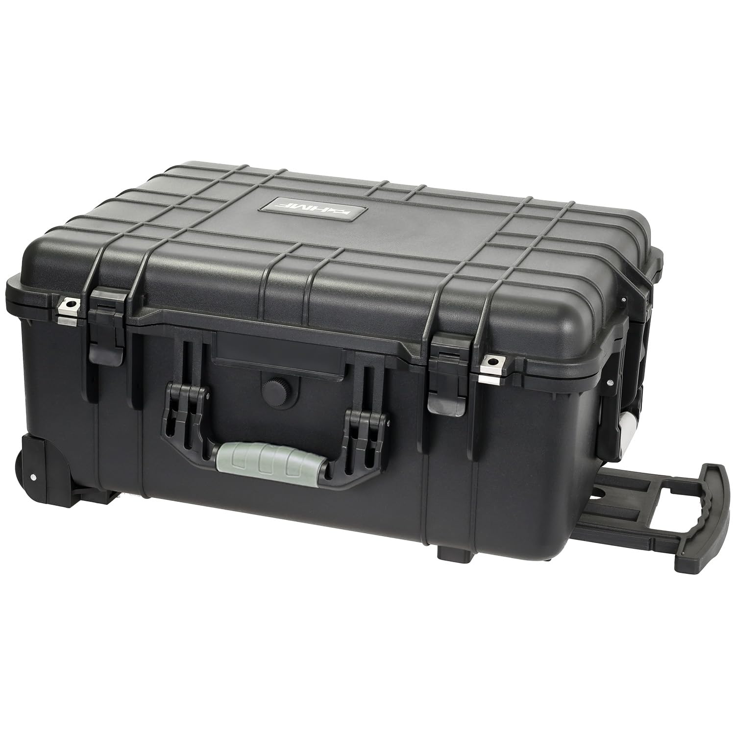 HMF Trolley de Exterior, Maleta para cámara con Espuma troquelada | 58,5 x 45 x 27,5 cm | Negro