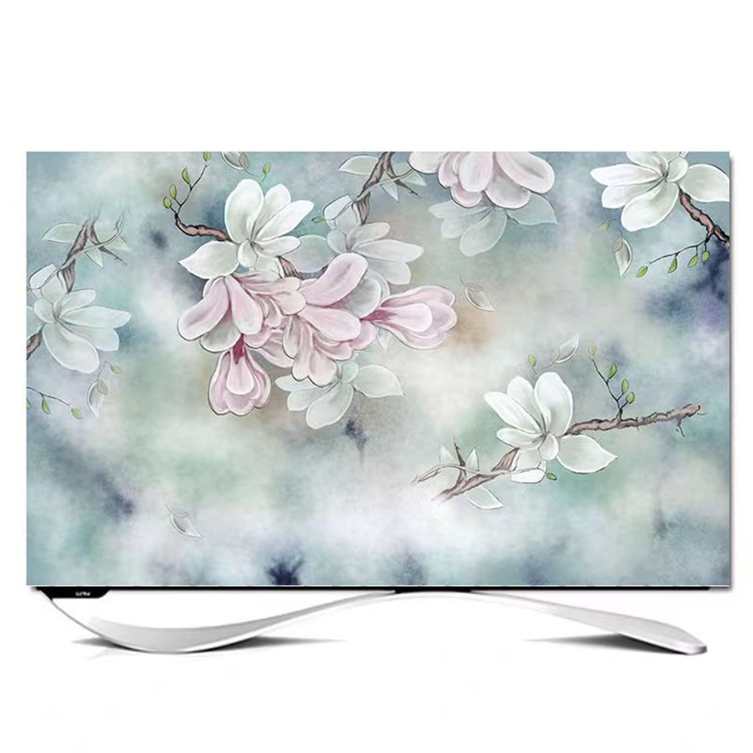 Uniwersalna osłona ekranu telewizora do telewizorów 3200 cali, odporna na kurz osłona przeciwpyłowa do telewizora LCD LED, telewizor plazmowy, artystyczny nadruk, dekoracja nadaje się do płaskiego