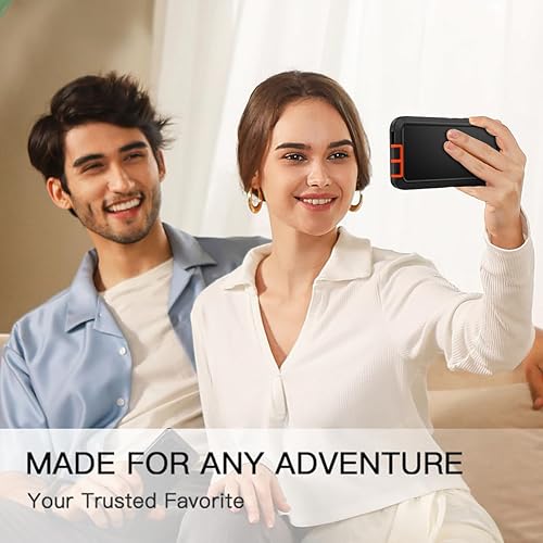 Miniatura 7 de I-HONVA Funda para Galaxy S9 Plus a prueba de golpes, a prueba de polvo y caídas, 3 capas de protección de cuerpo completo sin protector de