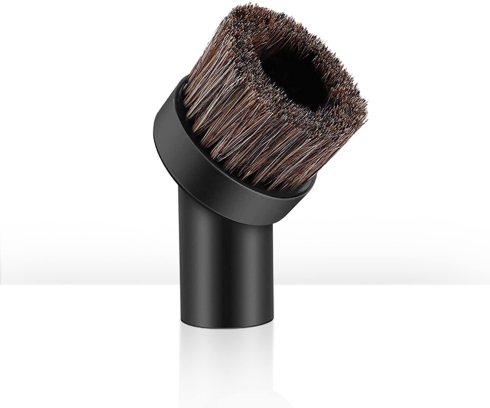 Accessory USA Dusting Brush Soft Horsehair Bristle Replacement for Vacuum Cleaner Accepting 1.25'' Round Attachment (Horsehair Brush)