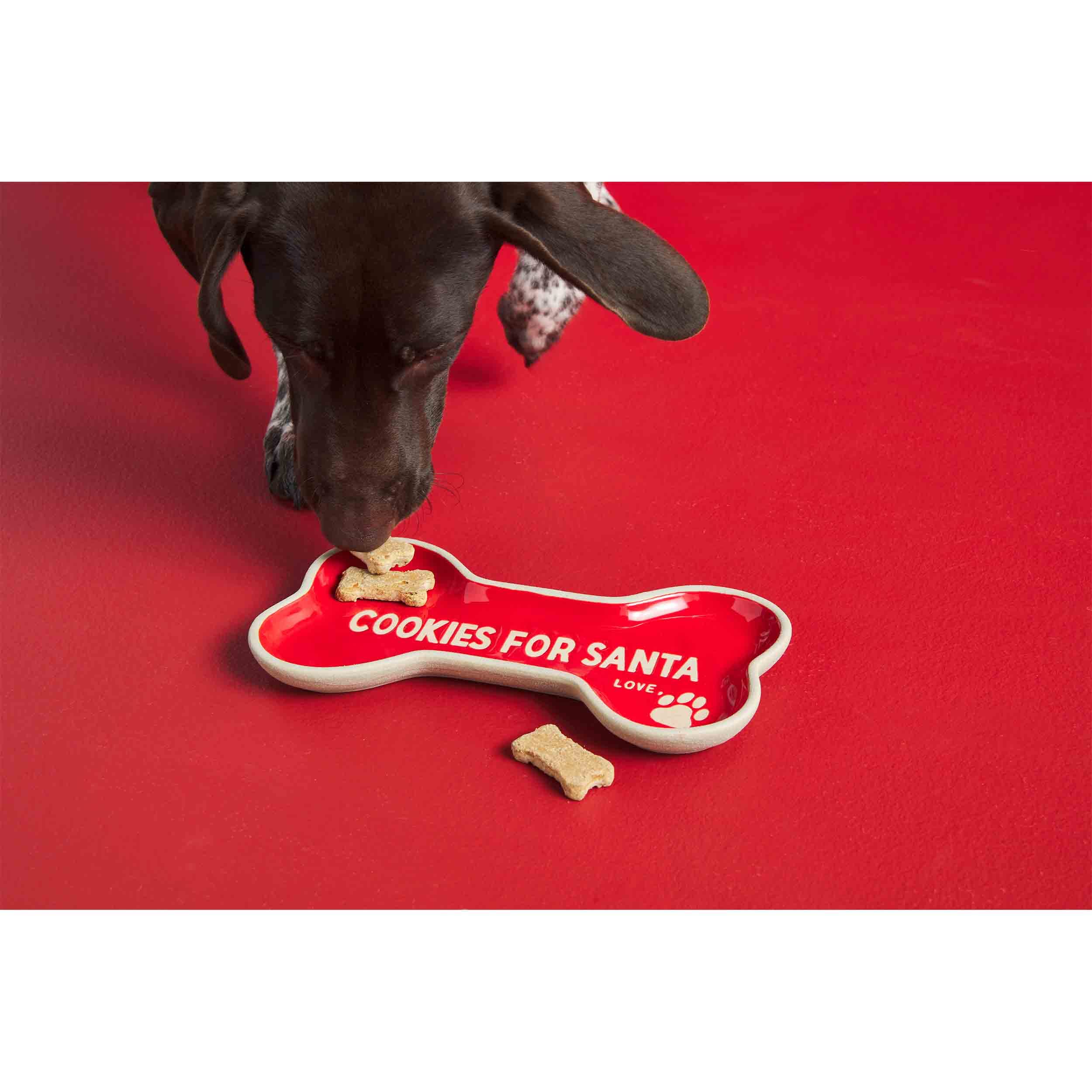 Mud Pie Pet Cookies for Santa Christmas Plate, 4