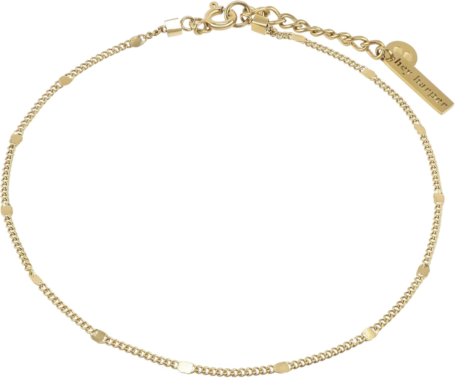Hey Harper Ankle Bracelets For Women - Anklet For Foot Chain - Trendy Beach Accessory - Gift for Women - Waterproof & Sweatproof No Tarnish Jewerly