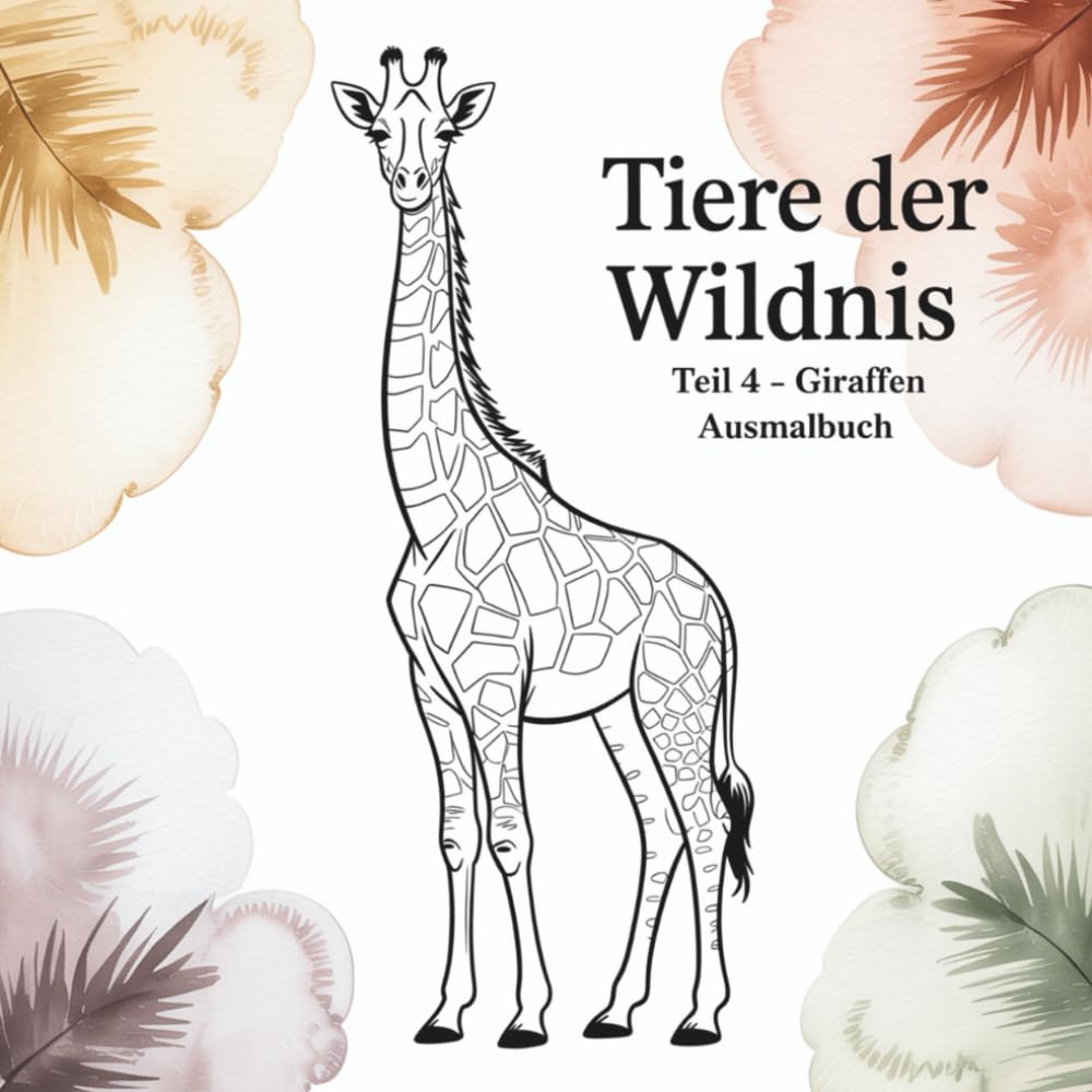 Tiere der Wildnis Teil 4 Zebras: Ausmalbuch