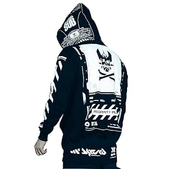 WANTKEY CYBER TOP FL CYBER_GRAY 新品 Cyberpunk Jacket: SLVI HXIA Cybernetic Streetwear - Tactical