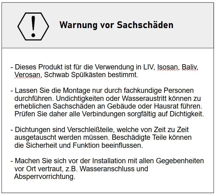 LIV Push Plate for Isosan/Verosan Flush-Mounted Cistern with 2 Quantities (2 Buttons), White - Image 4
