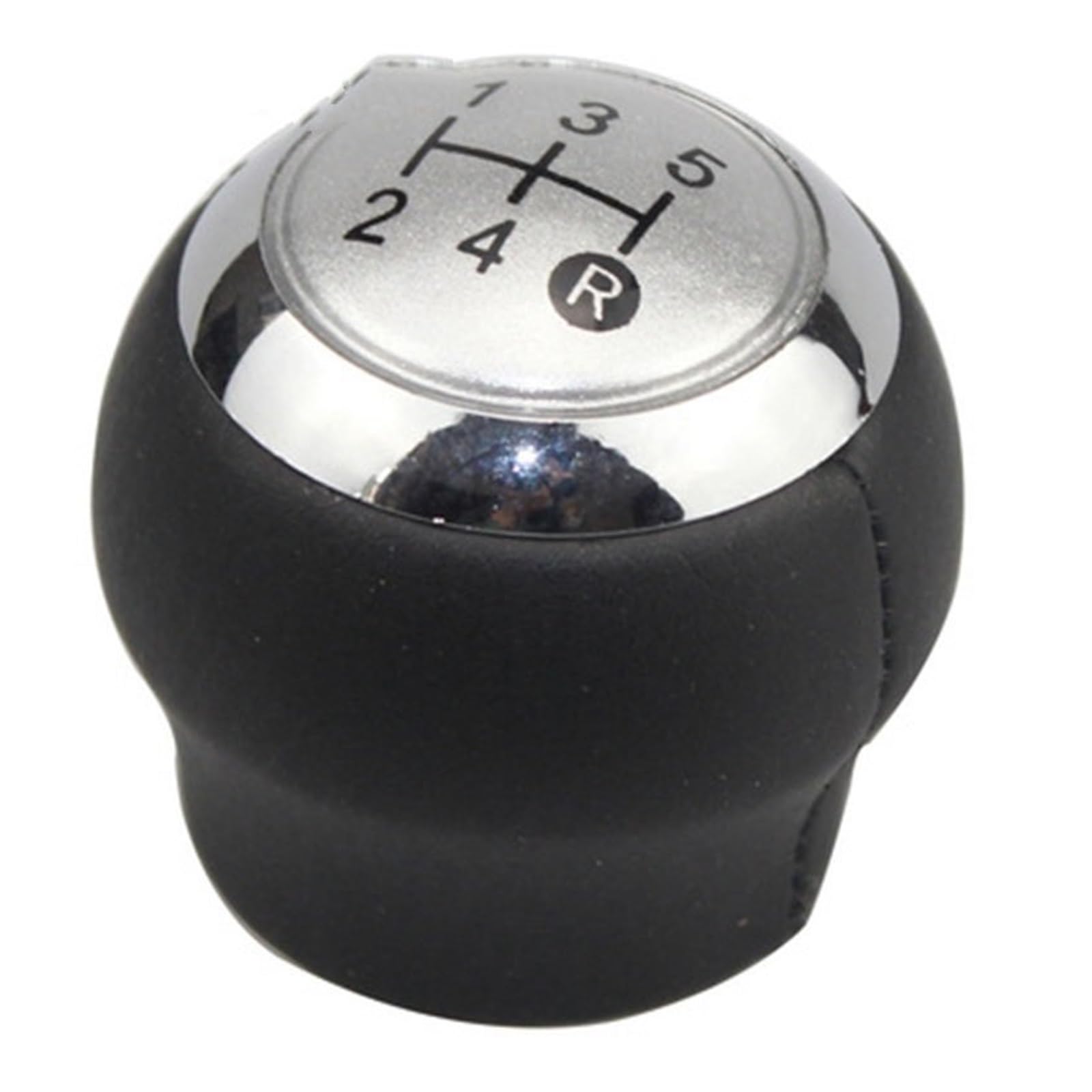 Grddpltu Silver 5 Speed Gear Shift Knob For Corolla For Rav4 For Avensis For Yaris For Verso For Auris For Aygo 5/6 Speed Car Gear Shift Knob Lever Shifter Stick Handball(Silver 5 Speed)