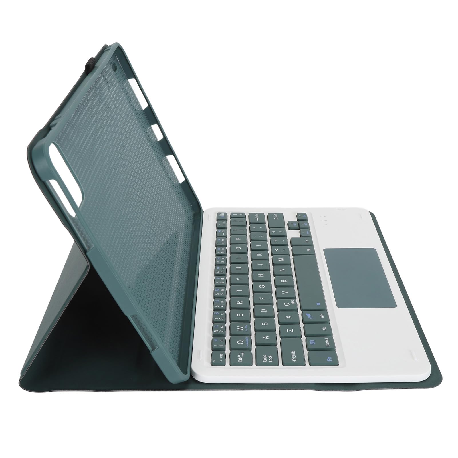 Etui klawiatury dla Pad 6 Pro 11 -calowy 2023 Model PU skórzany pokrywę z magnetycznym wyjmowanym bezprzewodowym klawiaturą Bluetooth i multi touch touchpad (Ciemnozielony)