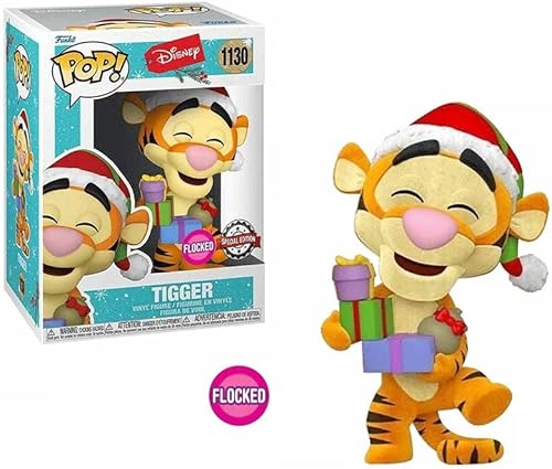 Funko Pop! Disney: vacaciones 2021 - Tigger (flocado), exclusivo de Amazon
