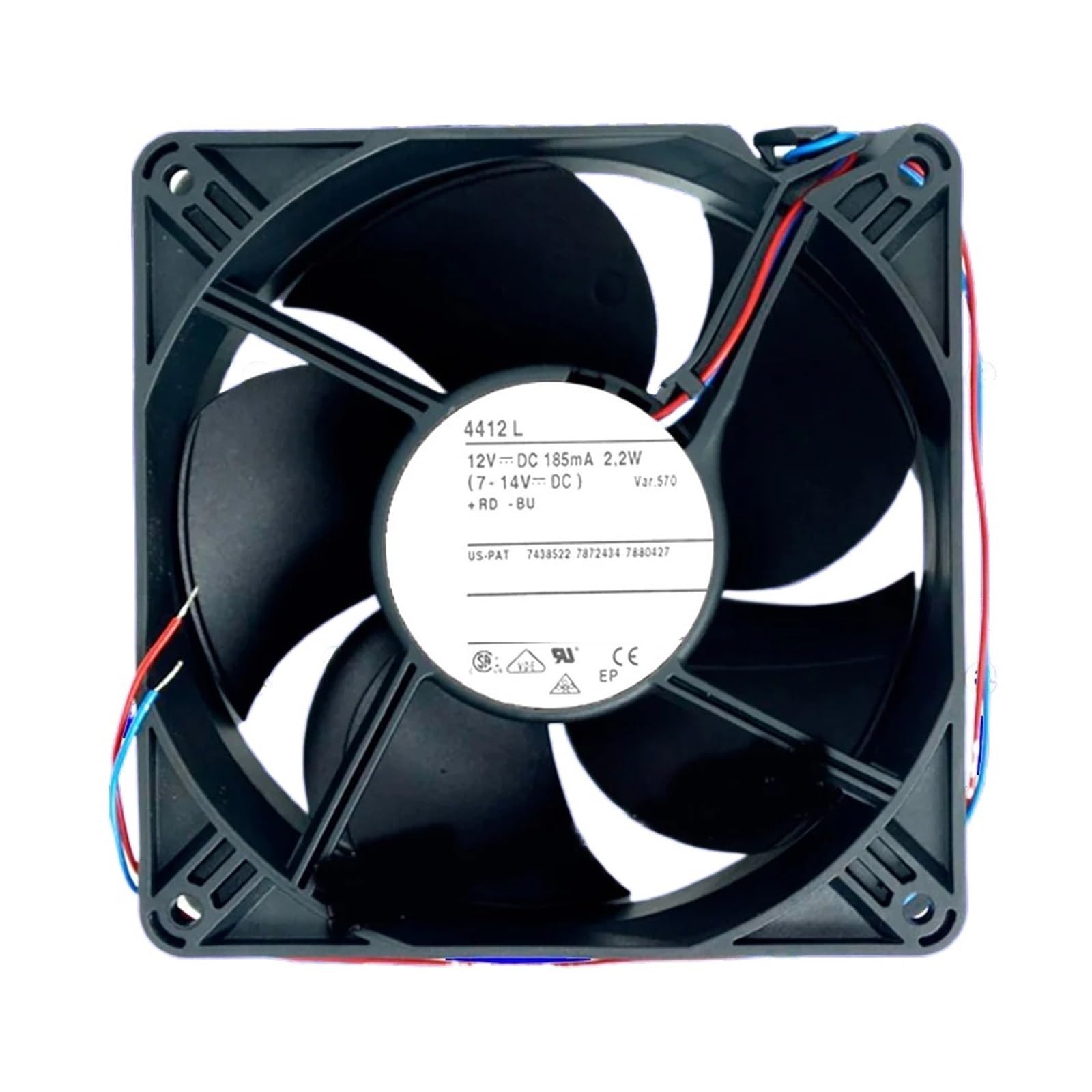 OKEWGHFL 4412L 4412L 12VDC 2.2W 12038 COOLING FAN 119 x 119 x 38 mm