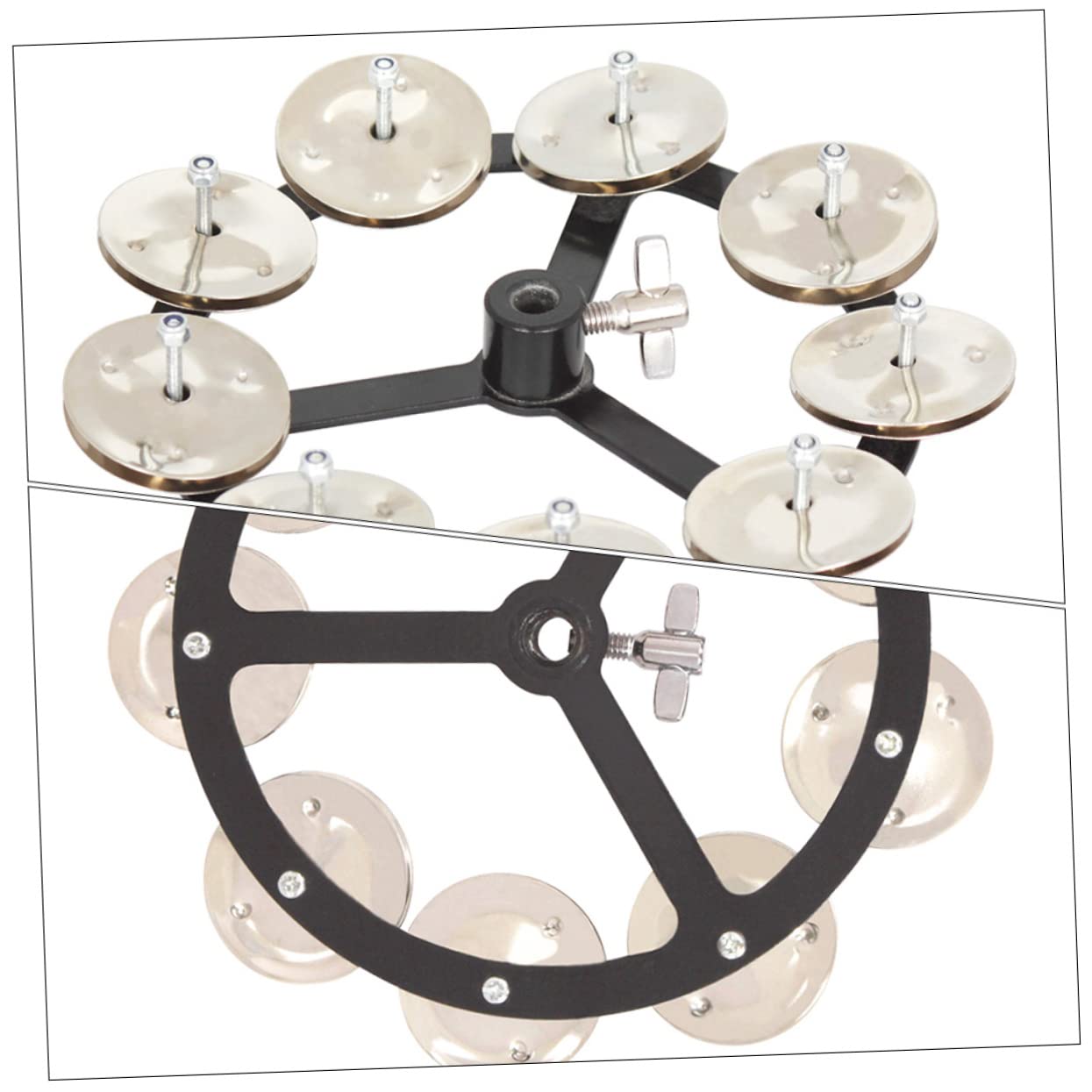 Campana de Hi-hat de Cobre Plata para Batería Profesional