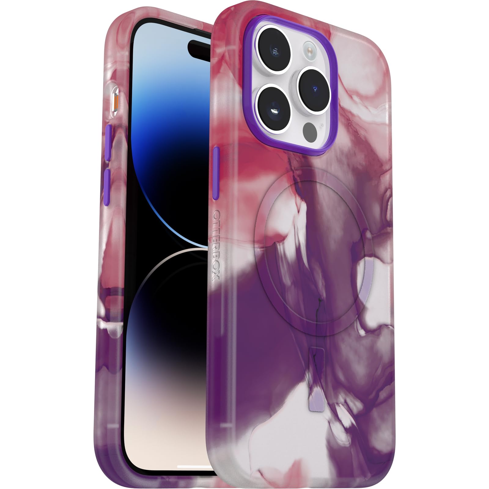 OtterBox Cover per iPhone 14 Pro Slim & Sturdy con MagSafe, resistente a shock e cadute; cover ultrasottile, protettiva, leggera, testata a norme anti caduta MIL-STD 810G, Agrias