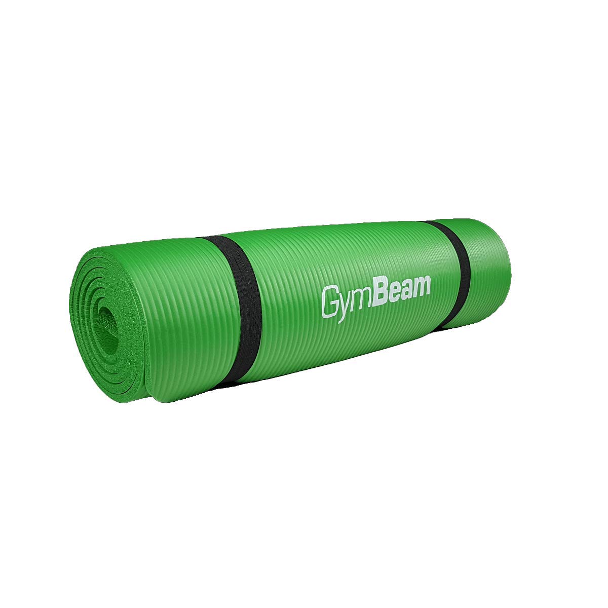 GymBeam Tappetino da Yoga, Ottimo per Pilates, Migliora la Flessibilità e l'Equilibrio, Tappetino da Yoga Antiscivolo per Esercizi di Stretching e Rafforzamento Muscolare (green)