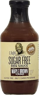 G Hughes Sugar Free Maple Brown BBQ Sauce - Gluten-Free, Keto-Friendly, Made in USA