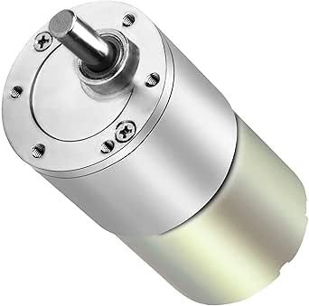 ICQUANZX DC Gear Motor 12V 200R High Torque Electric Micro Speed Reduction Gear Motor with Centric Output Shaft Diameter Gearbox