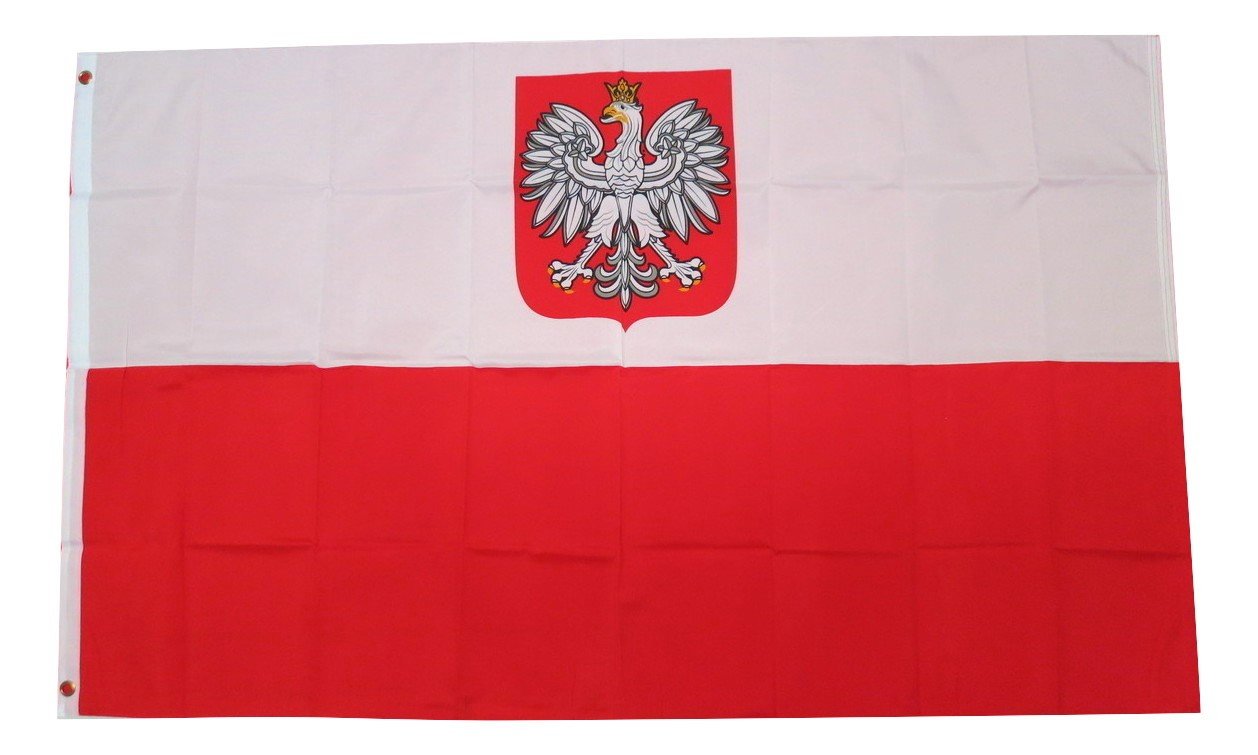 TrendyLuz FlagsPoland Eagle Polish National Country Banner Flag 3x5 Feet
