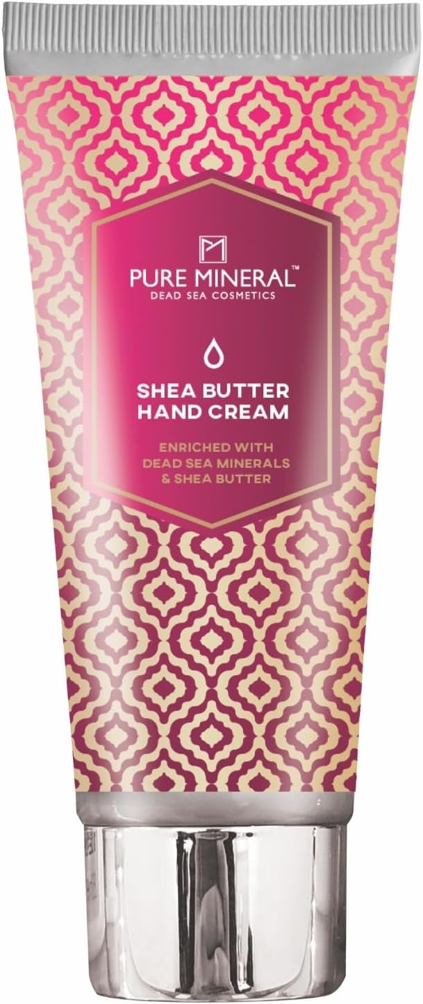 Pure Mineral – Herstellende Handcrème met Sheaboter – Dode Zee Mineralen, Voedend, Intense Hydratatie – Zonder siliconen, sulfaten, parabenen – 50ml