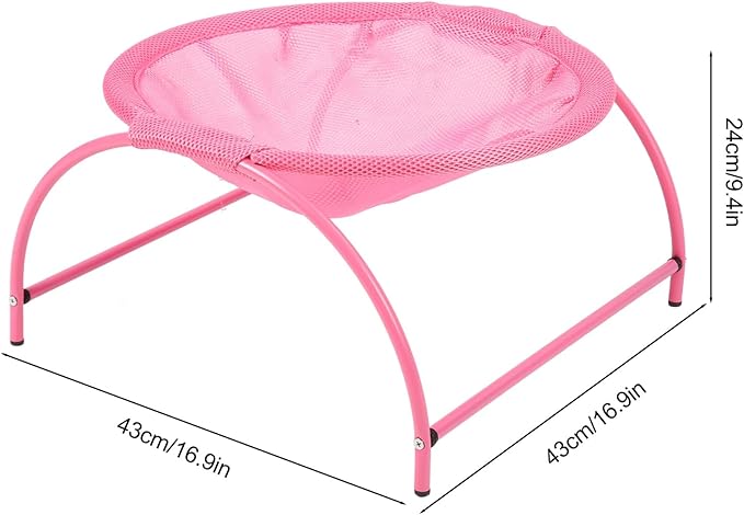 Hamaca Elevada para Mascotas Pequeñas con Marco de Acero Inoxidable miniatura 3