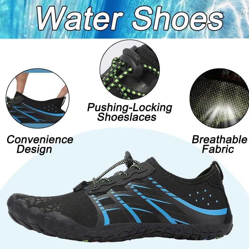 LIZRHA Water Shoes for Men and Women Quick Dry Aqua Swim Barefoot Shoes for Outdoor Fishing Beach Pool Boat Surfing Walking Water Park and Yoqa Activities - Image 4