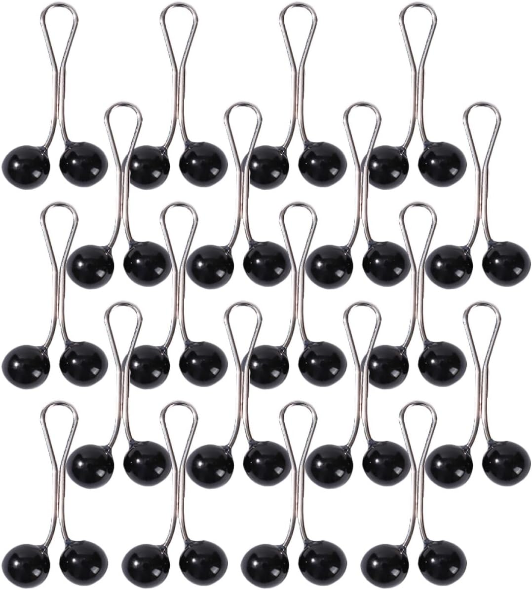 Veemoon 24pcs Compact Pearl Scarf Clips Reusable Hijab Pins for Women Durable and Stylish Scarf Accessories for Daily Wear Parties and Special Occasions