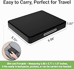 QUBAMG GBA Cas de jeu compatible avec le jeu Boy Advance, tient 16 GBA Cartouches de jeu, Slots de silicone avec fermeture magnétique, Portable Travel Organizer Boîte de rangement pour GBA Collecteurs